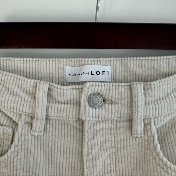 LOFT Kick Crop Corduroy Pants - Picture 5 of 8